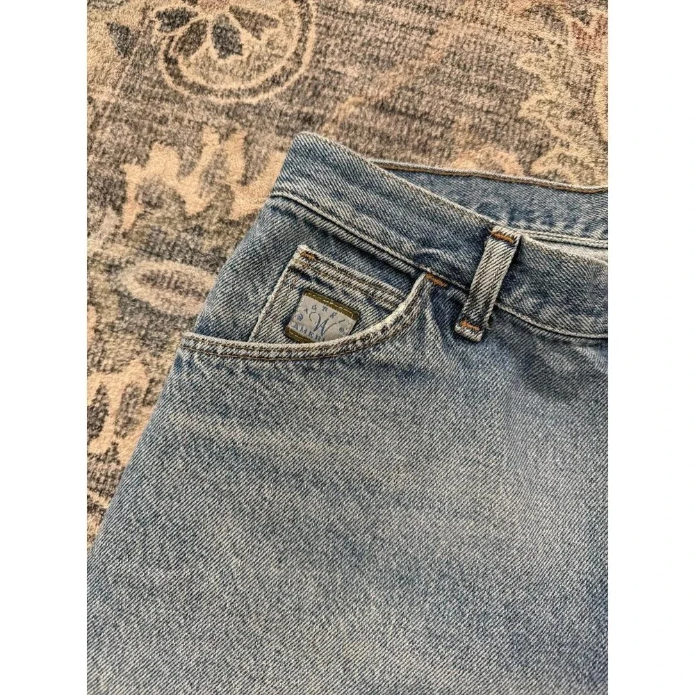 Vintage Wrangler Cut Off Jean Shorts Long Length Jorts